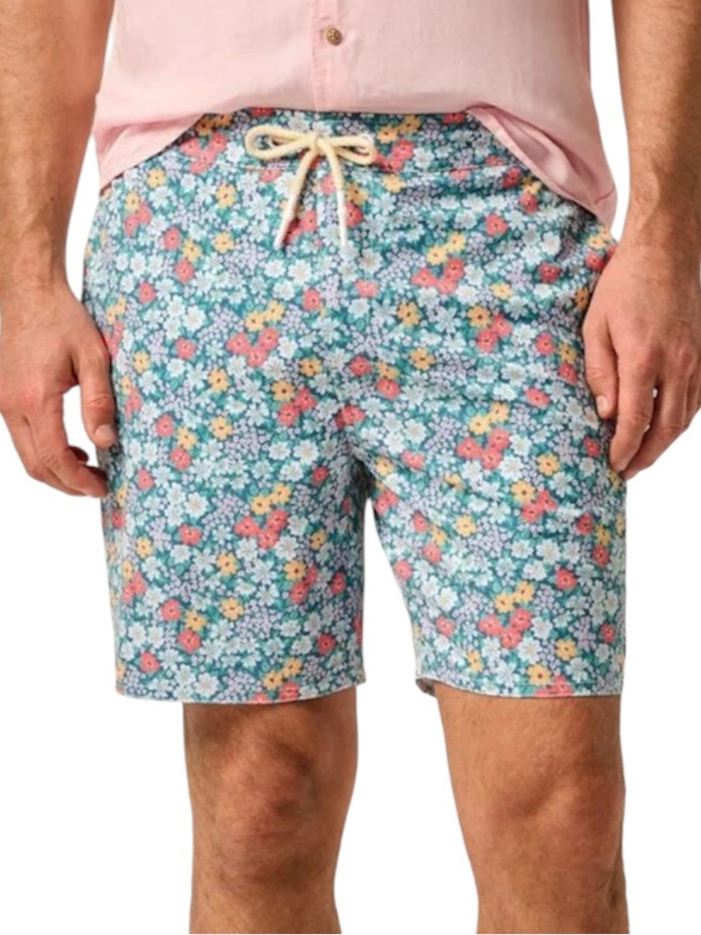 johnnie -O Secret Garden 7” Surf Shorts M